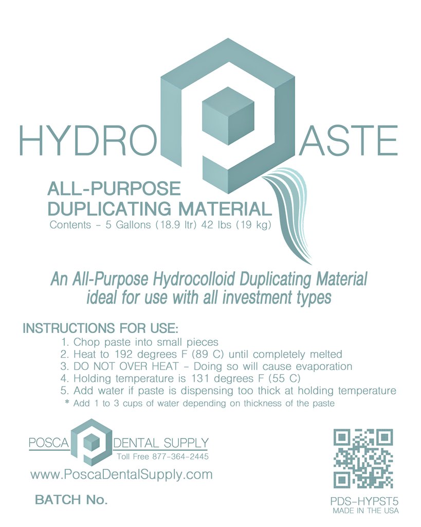 HydroPaste All-Purpose Duplicating Hydrocolloid